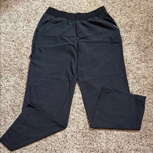 Cherokee Women's Medium Petite Black Scrub Pants